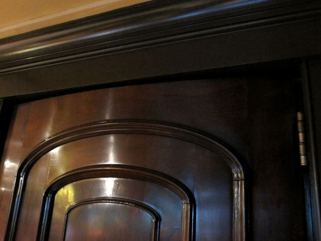 Top of Door Showing Curve