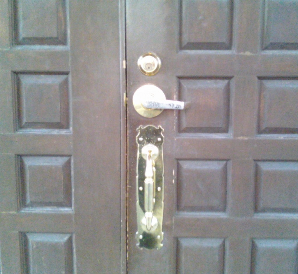 Door Pull, Cylindrical Lock, and Deadbolt - Oh my!
