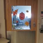 This was the door to Kidzilla's room in the PICU when she had surgery last year. There was no gasketing.