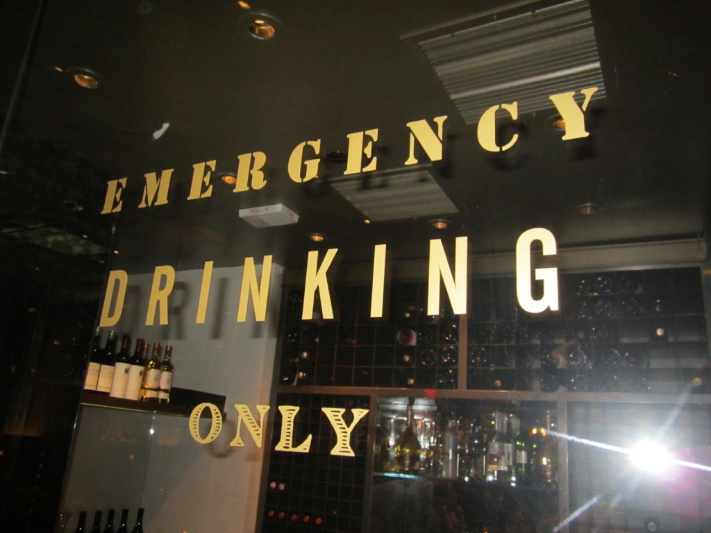 Emergency Drinking Only