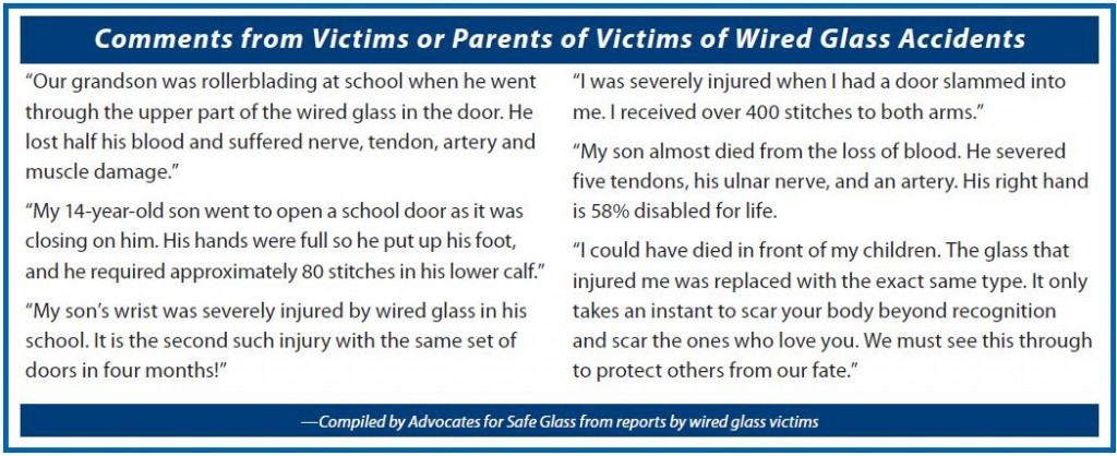 Wired Glass Victims