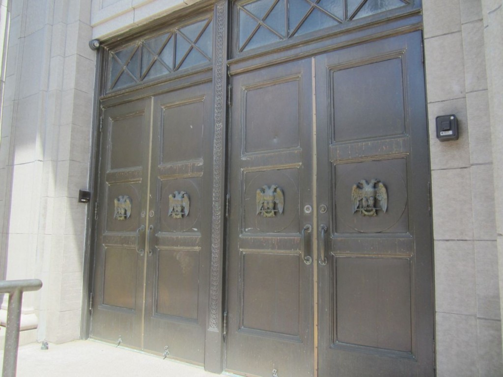 Bronze Eagle Doors