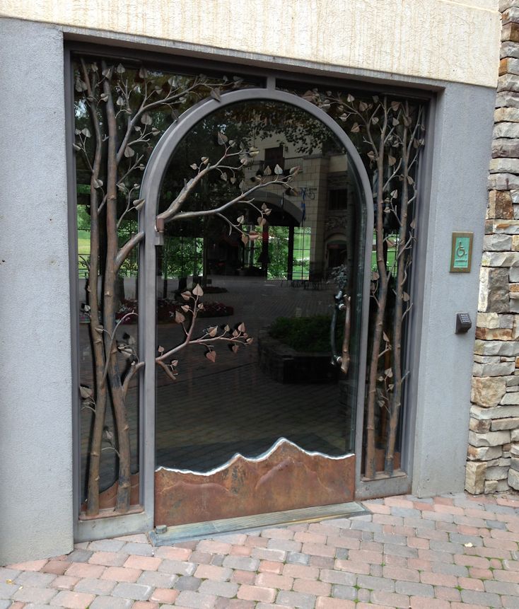 Beautiful Door at a Telluride Restaurant