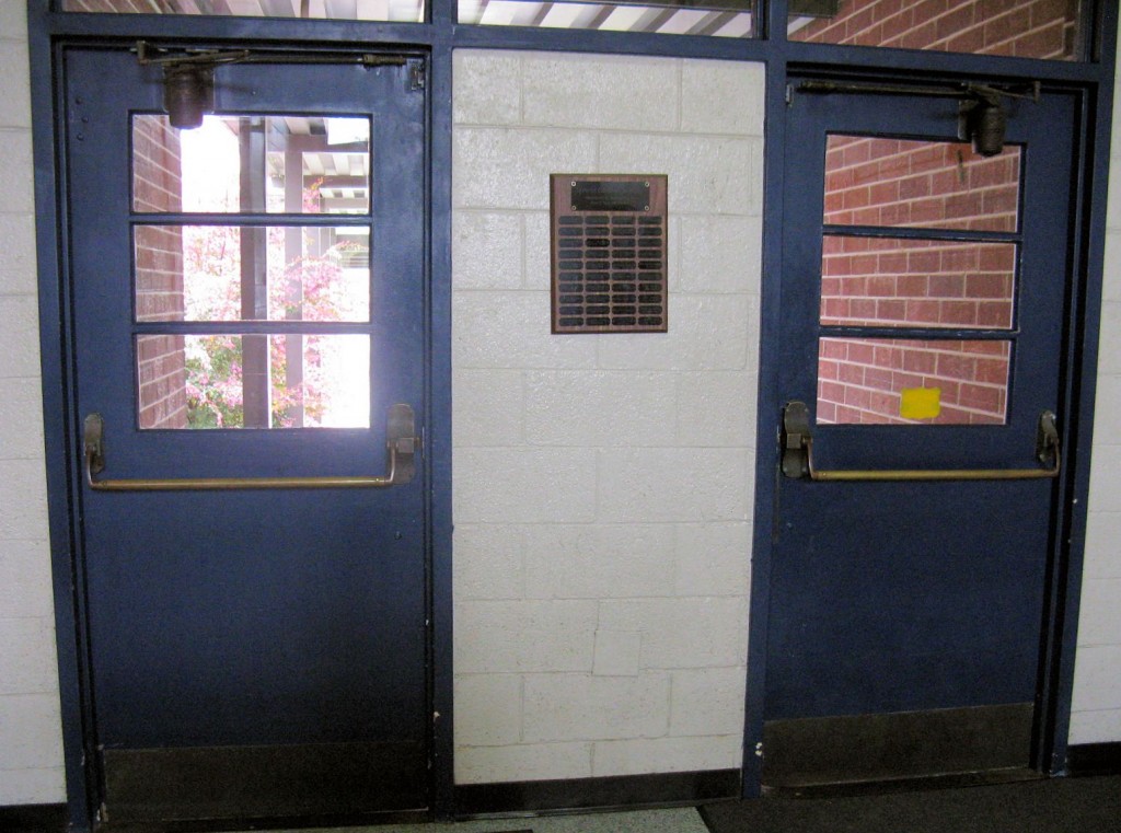Exterior Doors on a School