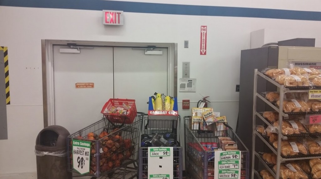 Grocery Store Exit