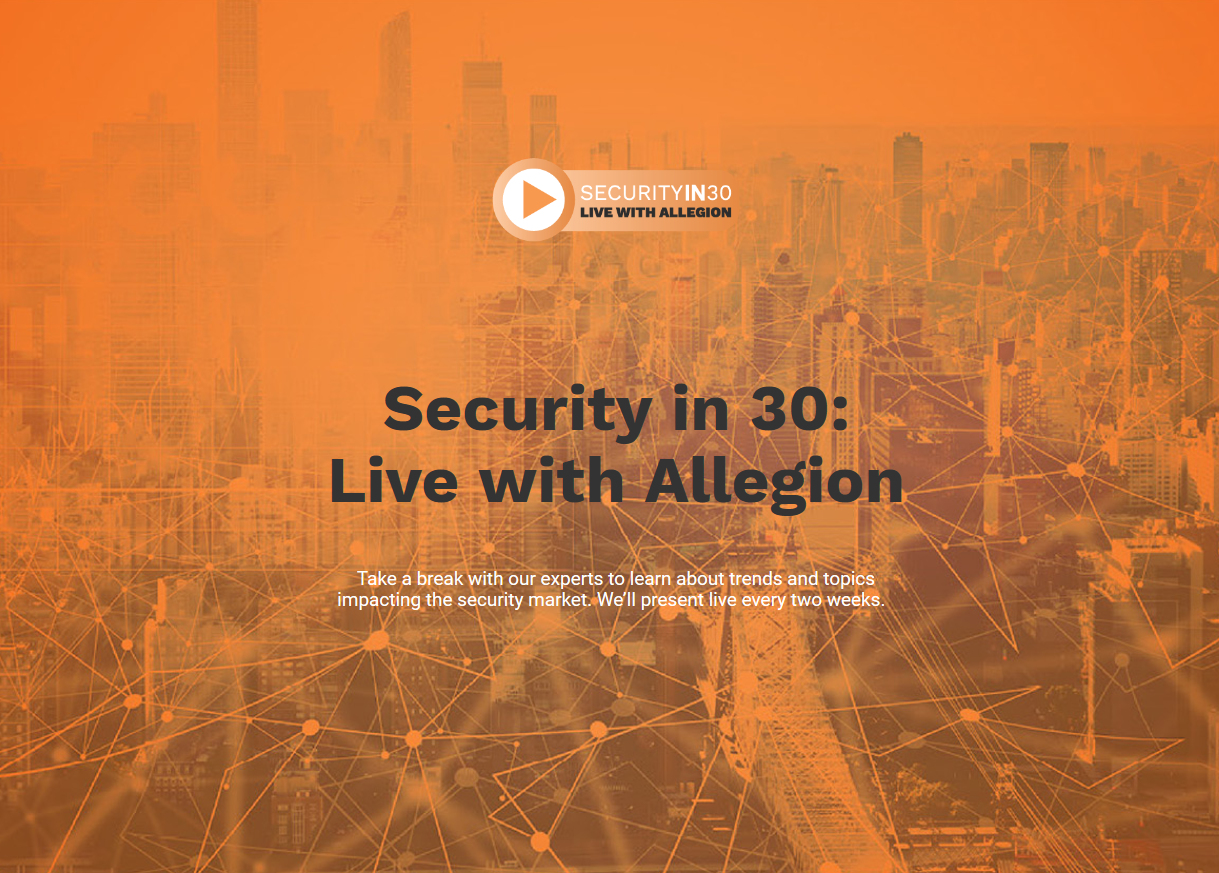 Allegion Security in 30