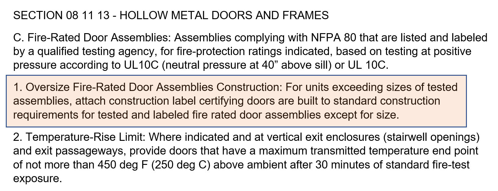 Fire Rated Door Labels / Ratings - Archtoolbox