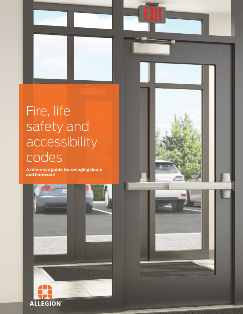 Fire, Life safety, and accessibility codes by Allegion