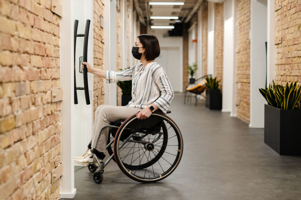 This week's topic for the BHMA 100th Anniversary Challenge is Built for Access, focusing on how door hardware helps people move through the world.  My submission is in today's post!