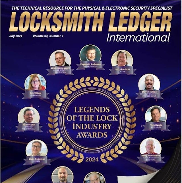 I recently found out that I had received a Legends of the Lock Industry Award, in memory of the late editor-in-chief of Locksmith Ledger, Gale Johnson.  What an honor!
