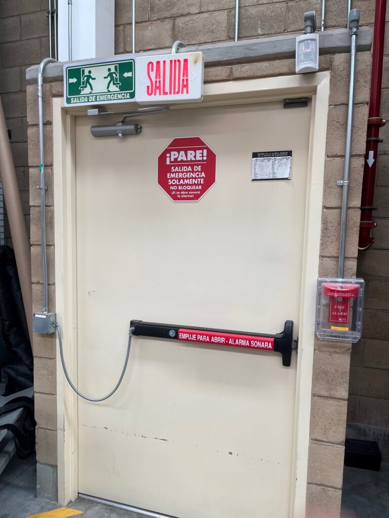 I saw this Fixed-it Friday door down at the home improvement store.  What do you think?  Is this extended door loop a legit way to transfer the power to the hardware?