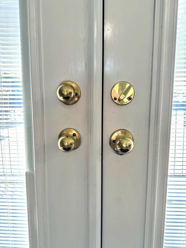 Sara Klapheke of Allegion sent me today's Wordless Wednesday photos of a residential application...I know there are fans of symmetry but this is too much!
