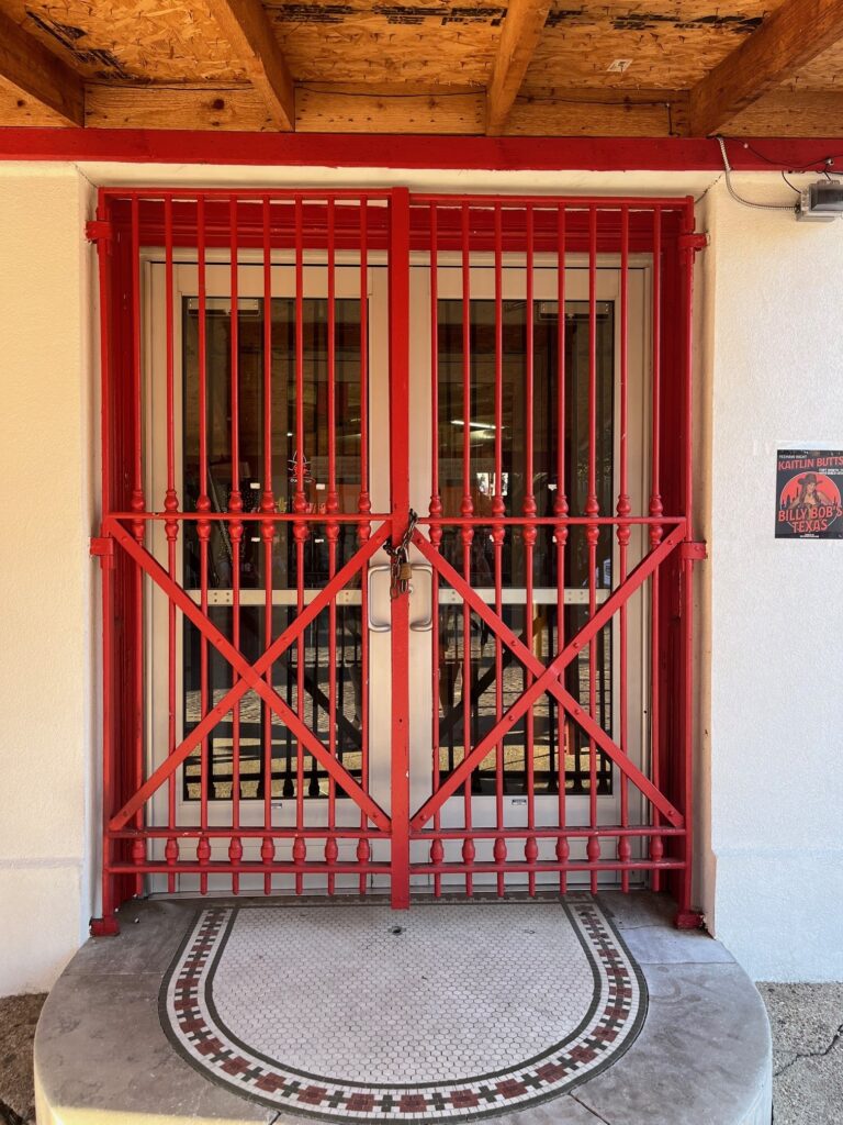 The more I look at today's Wordless Wednesday photos, the more deja vu I'm feeling.  Do these doors at the Stockyards look familiar to anyone else?