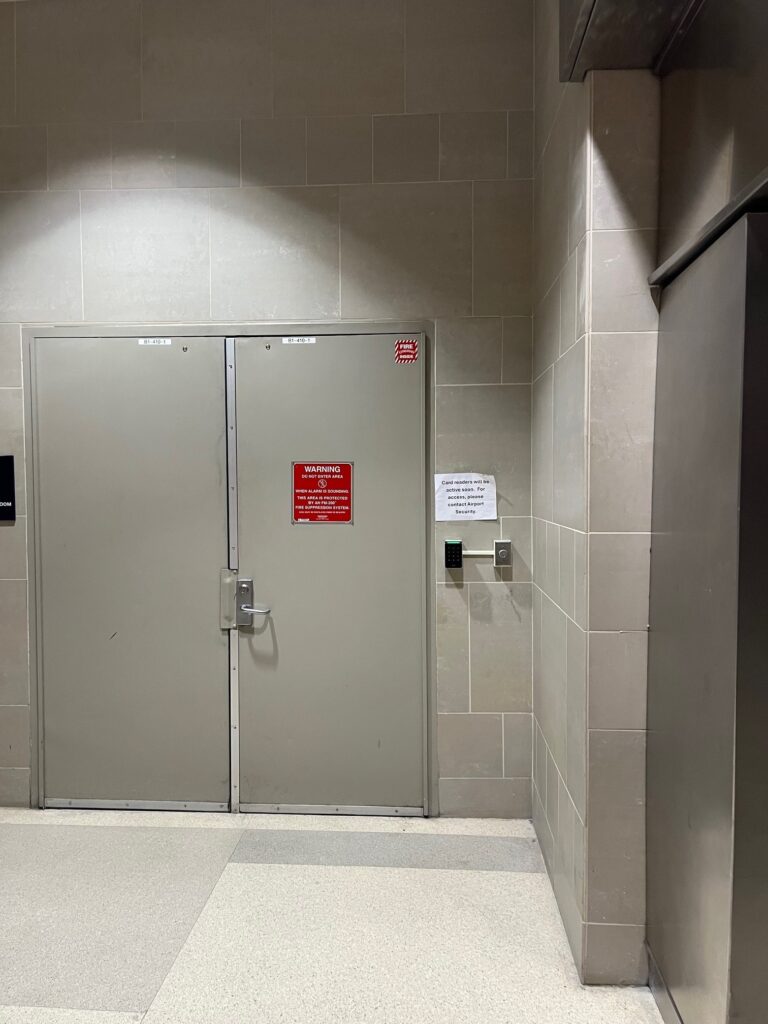 Today's Fixed-it Friday photos remind me of a problem that I had on a project years ago, and a good question to ask during a project meeting...when will the access control system go live?