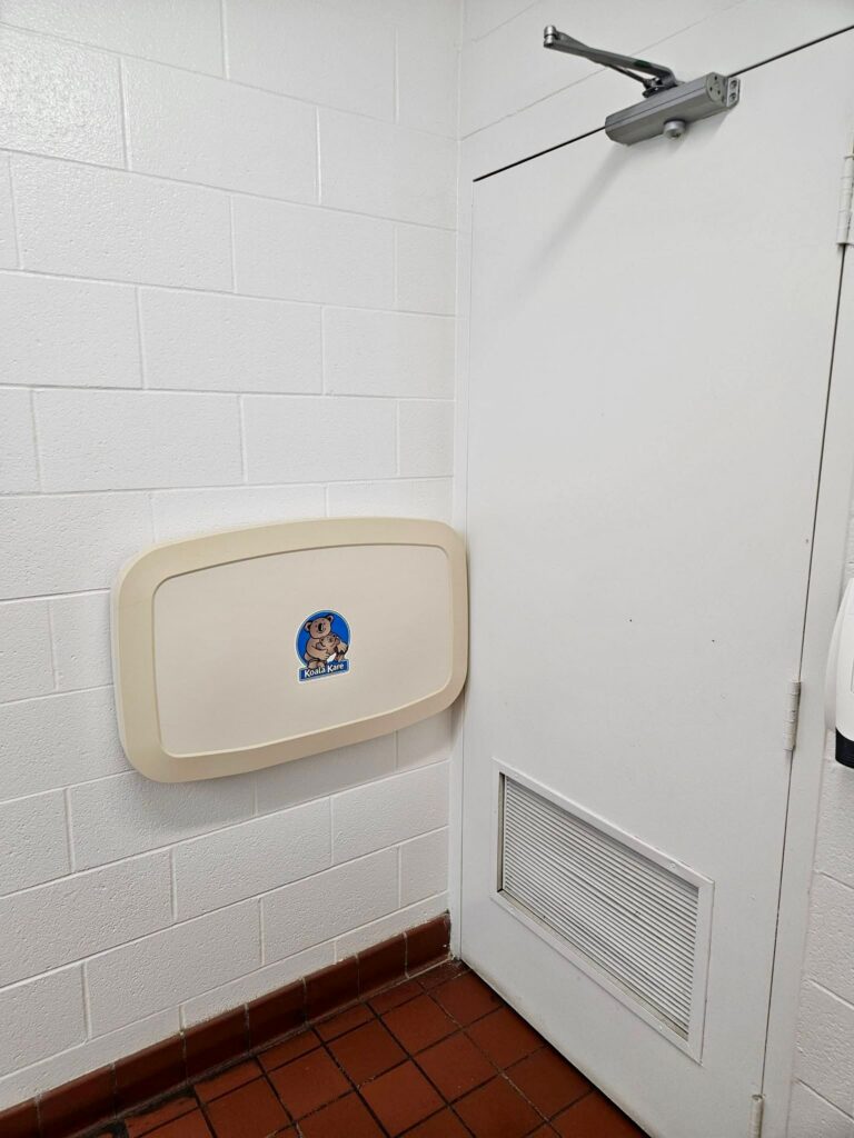 Scott Taylor posted today's Wordless Wednesday photos and tagged me (love that!) on the Big Door Facebook page.  They were taken in the men's room of an all-boys high school gym...