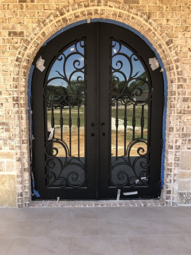 Jim Hooker of DH Pace sent me today's Fixed-it Friday photo, looking for advice on how to add stops to these existing chapel doors.  WWYD?  Any ideas?
