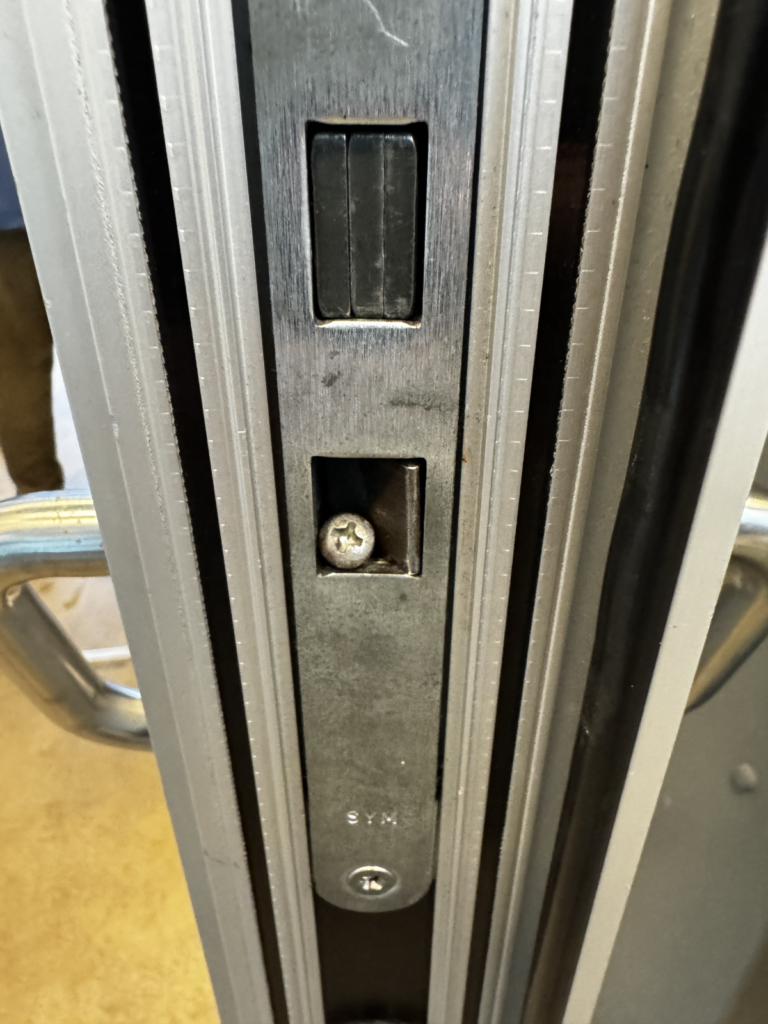 Well, this is one way to solve the problem of an incorrect lock function (not recommended!).  Thanks to Tim Weller of Allegion for today's Fixed-it Friday photo!