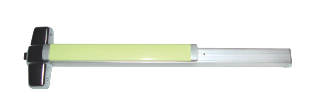 Glow in the dark push bar