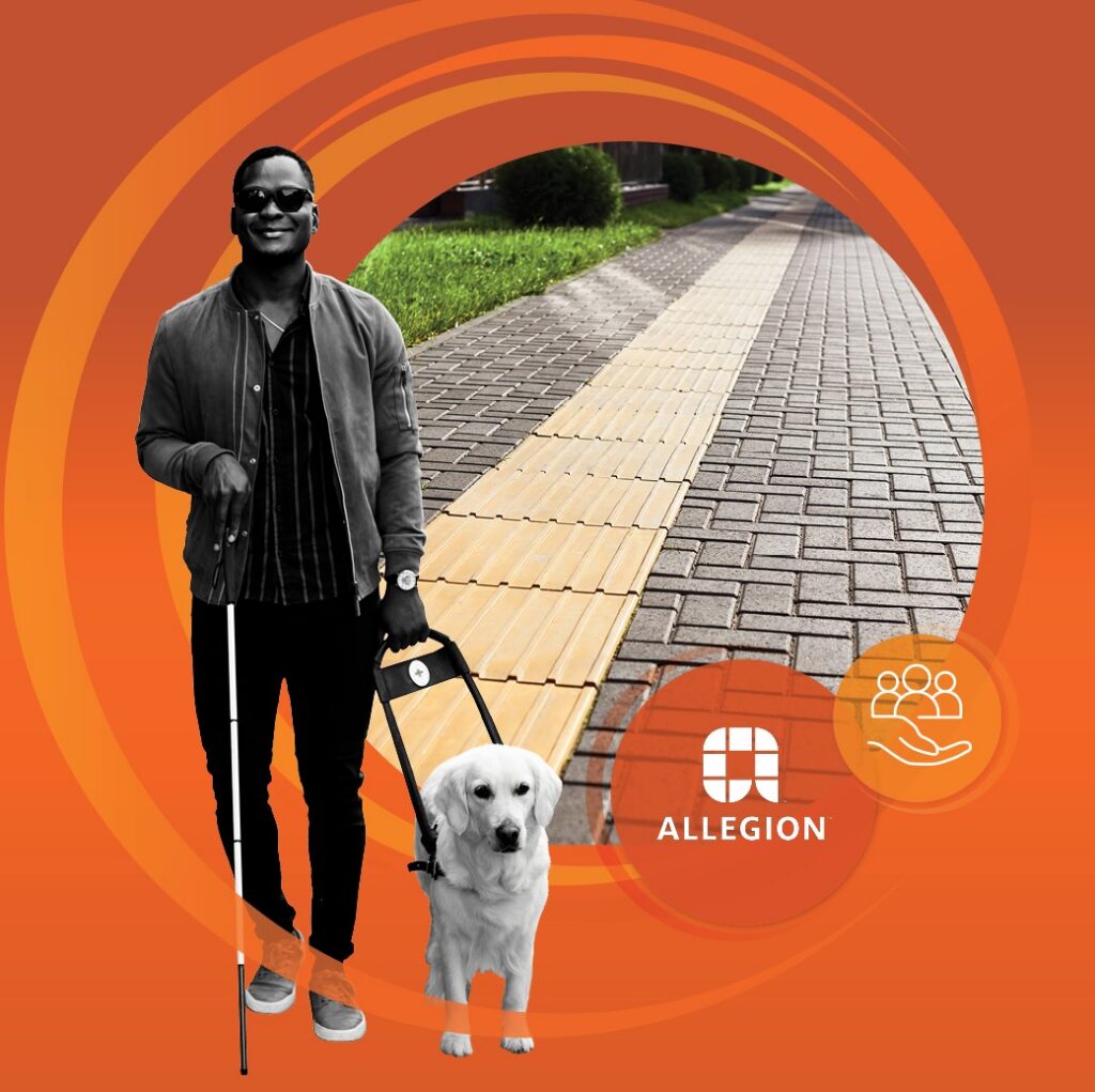 Textures and auditory cues in door hardware can convey important information about an opening and its surroundings.  Read more in today's guest blog post by Colleen Furlong of Allegion.
