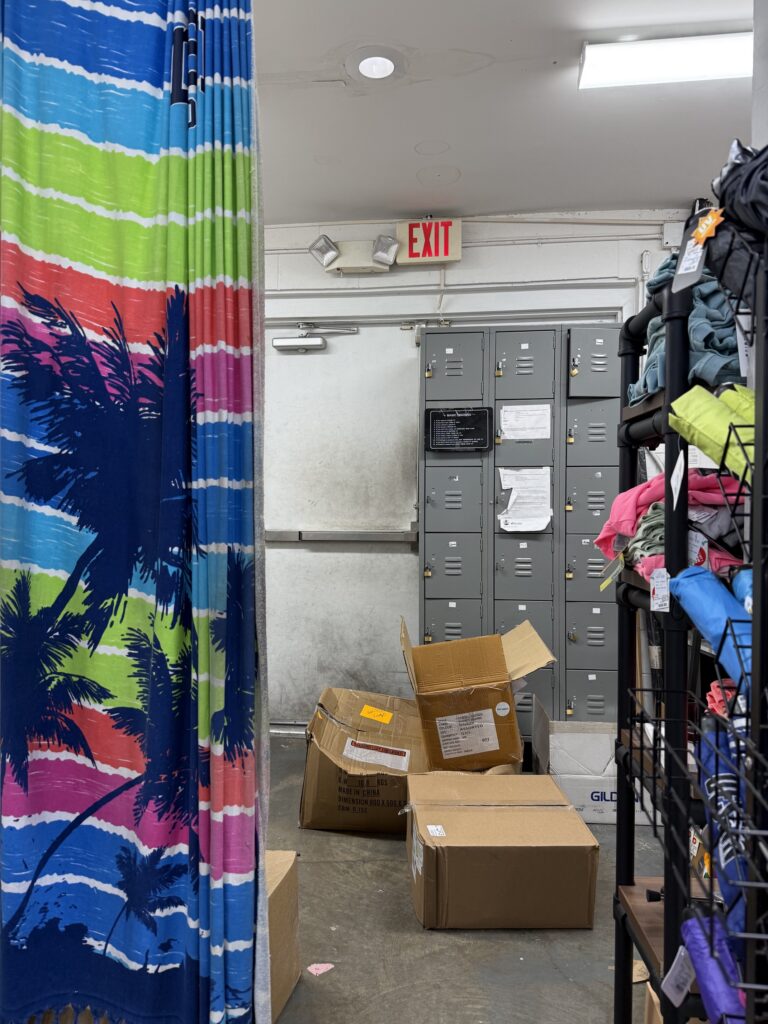 Whenever I post photos of a blocked retail exit, someone says, 