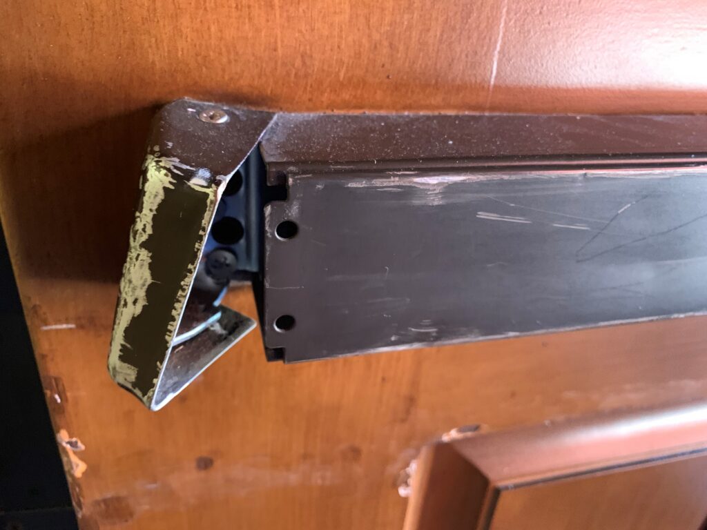 I can't count the number of times I've seen missing or damaged end caps on panic hardware and fire exit hardware - those carts and gurneys can be brutal!  So what's the Fixed-it Friday 