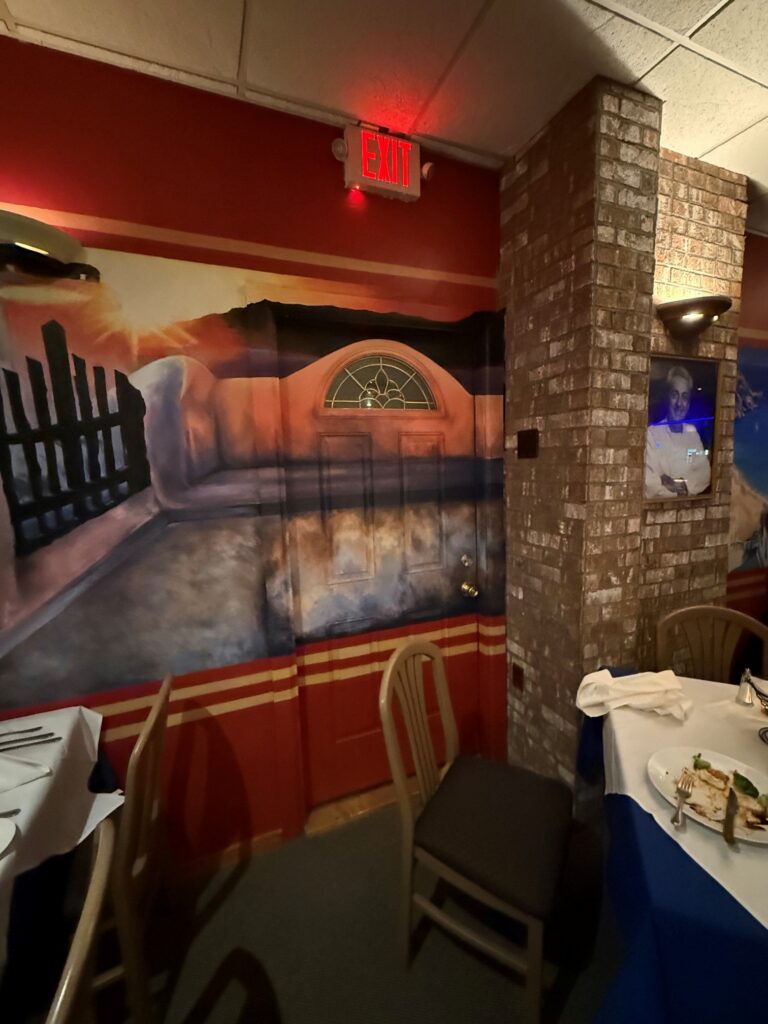 John Lozano of Allegion sent me these photos from a Greek restaurant where the food was so delicious, it must have distracted the AHJ from the Wordless Wednesday problem. 
