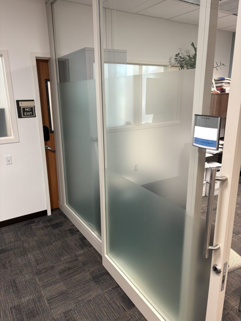 Kevin Whitney of Allegion sent me today's Wordless Wednesday photos, and I can't believe what I'm seeing.  Even if this sliver of a door is not an exit, there had to be a better way.  #wordless!